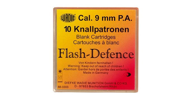 Gázpisztoly töltény Flash Defence - 9mm 10db