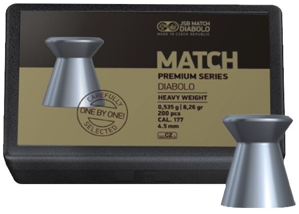 JSB Match Premium Heavy 4,52mm 200db