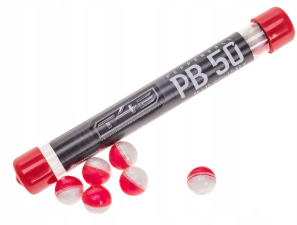 Gumilövedék T4E Pepperball PB 50 0,82 g, kal. .50, 10db