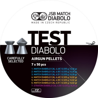JSB Match Teszt cal. 4,5mm
